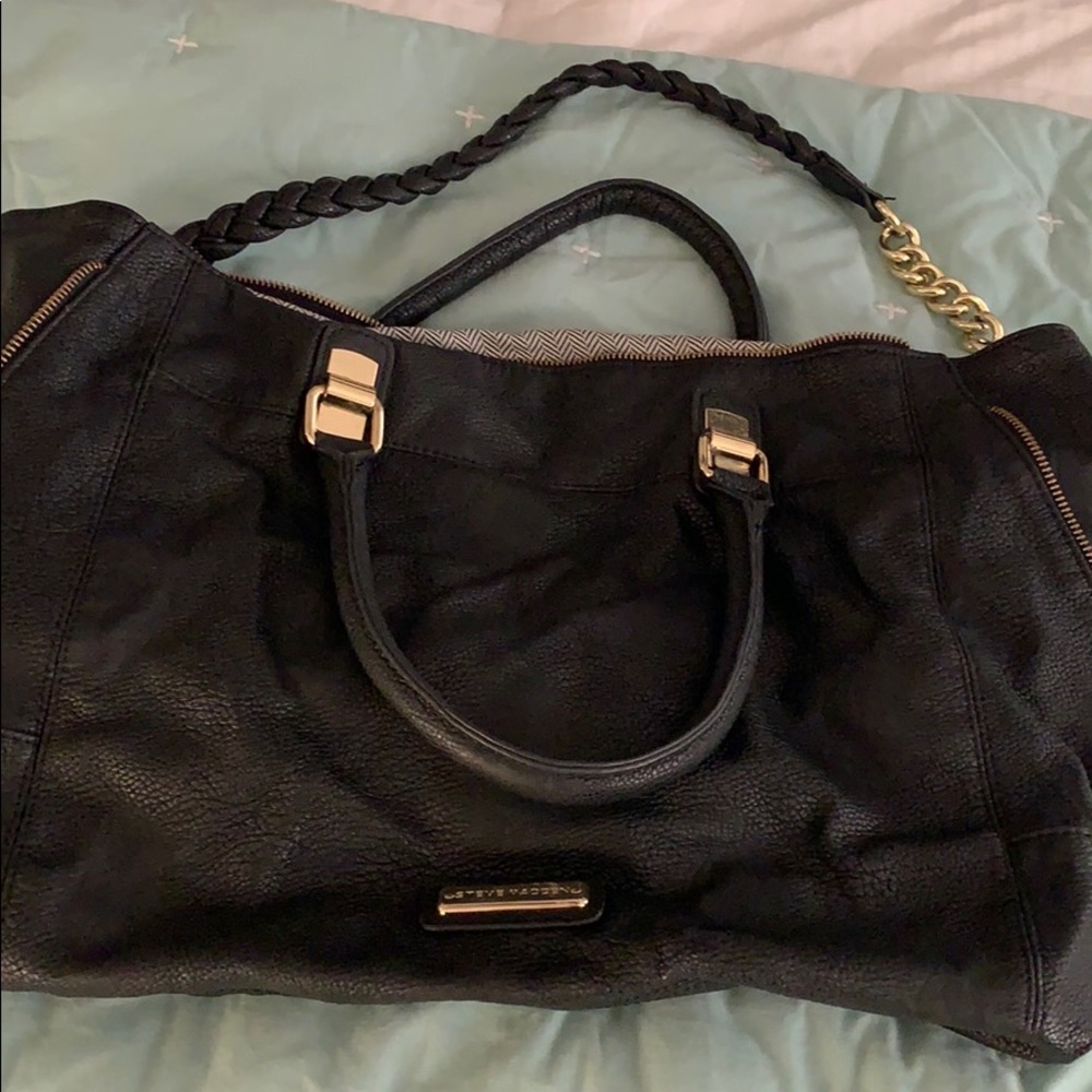 Steve Madden black purse 18x12